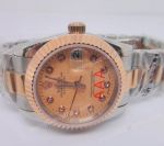 2-Tone Rose Gold Rolex Datejust watch Rose Gold Face_th.jpg